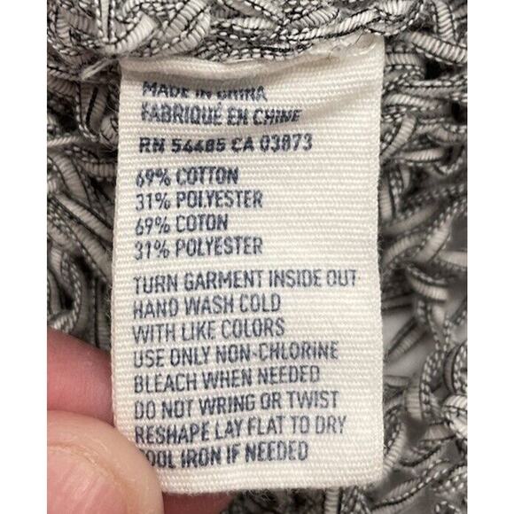 American Eagle Womens Heathered Gray Long Sleeve Open Knit Sweater Size Large - Picture 5 of 5